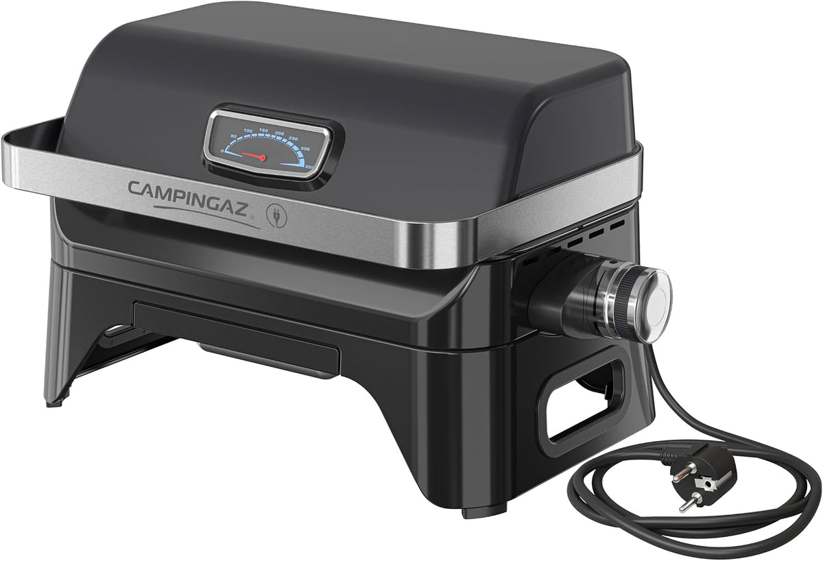 Campingaz Attitude 2go Electric Elektrogrills, für Camping, Schwarz/Silber