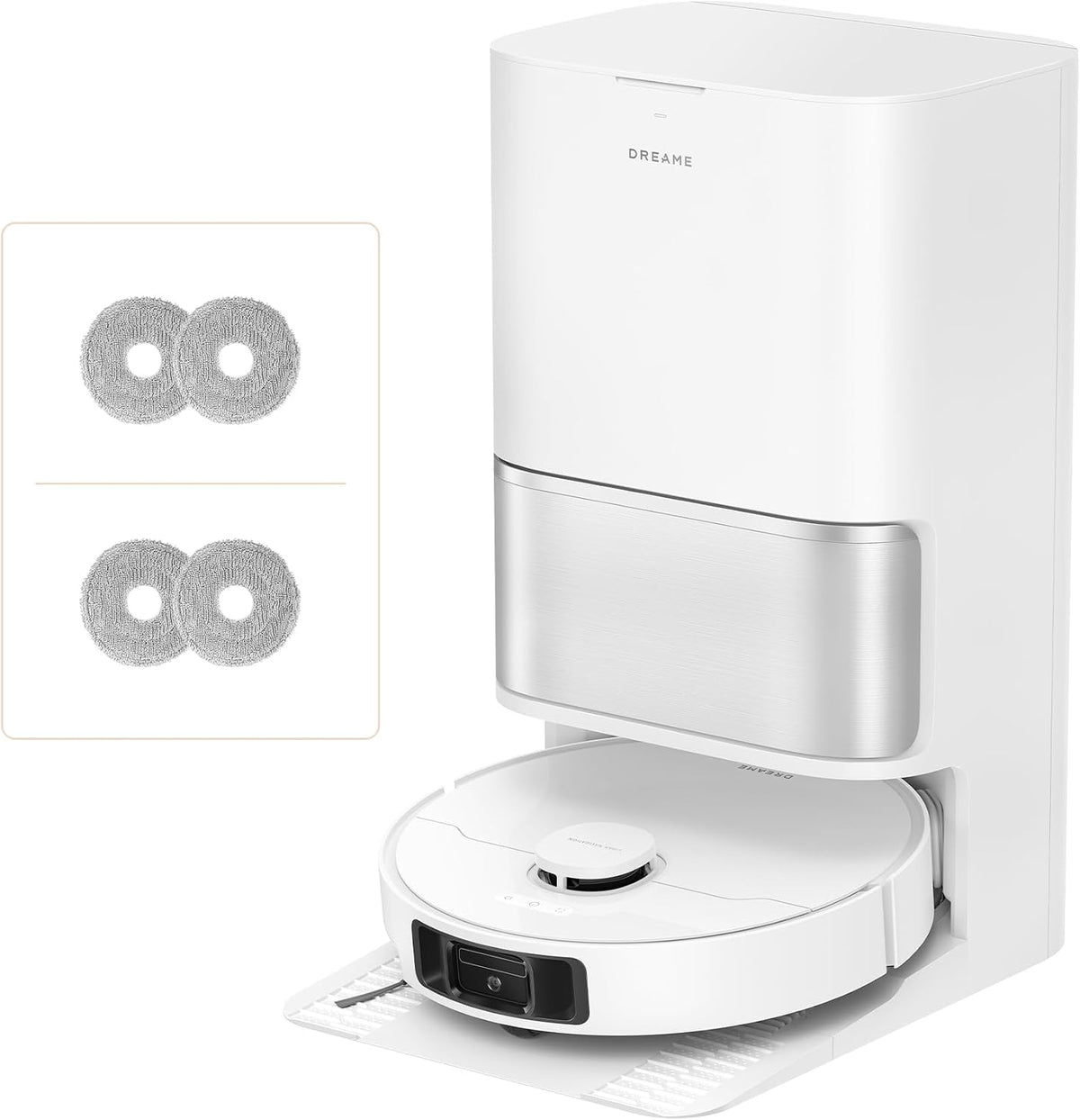 Saugroboter L10s ULTRA, mit App-Steuerung, Weiß/Silber, dreame