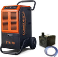 Comedes ITR 70 Luftentfeuchter, 150 m², 345 m³, Schwarz/Orange