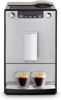 Kaffeevollautomat Solo, höhenverstellbar, Silber/Schwarz, Melitta