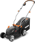 WORX WG733E Rasenmäher, 25–75mm, 35 L, 20 V, 4 Ah, klappbar, verstellbar, bürstenlos, Schwarz/Orange/Silber