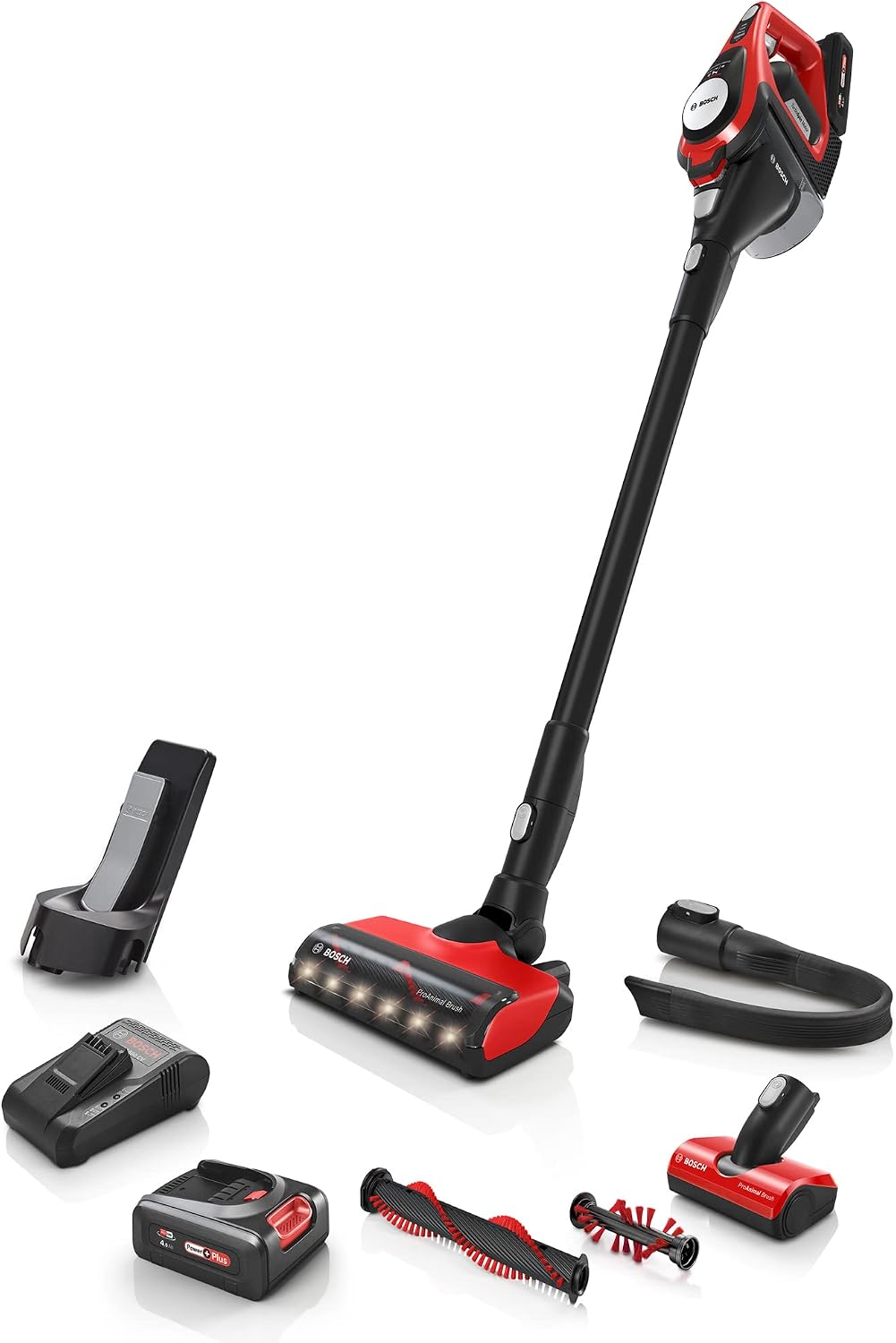 Akku-Staubsauger Gen2 Staubsauger, Rot/Schwarz, mit LED