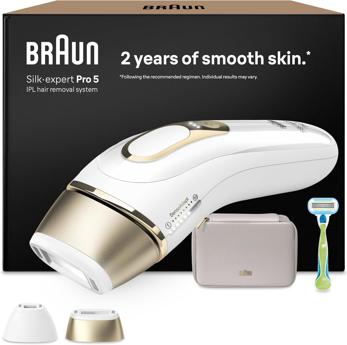 Braun PL5152 Systeme, Weiß/Gold