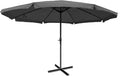 Mendler Meran Pro Sonnenschirme, 5 m, 28 kg, aus Polyester, Schwarz
