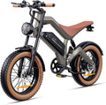 Cyseekin E-Bike, 250 W, 48 V, 18.2 AH, verstellbar, Schwarz/Braun