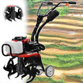 Bodenhacke, 10.500 U/min, für den Garten, Rot/Schwarz/Weiß