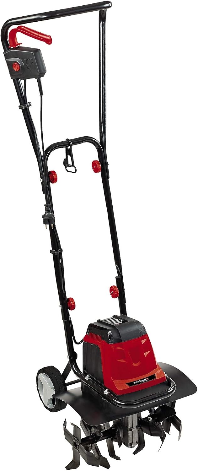Einhell Elektro Bodenhacke, 1400 W, 1440 M, 40 cm, klappbar, höhenverstellbar, Rot/Schwarz