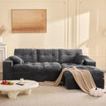Sofa, aus Stoff, für das Wohnzimmer, Grau, Litbird