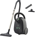 AEG AB61C1OKO Staubsauger, 12 m, Schwarz/Grau, mit Magnetverschluss, aus Edelstahl und Stahl